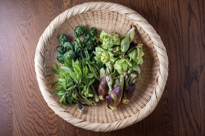 混合传统日本野菜