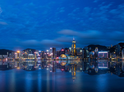 香港维多利亚港夜景