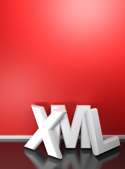 XML白色3D写在红墙-书封面- 3D渲染