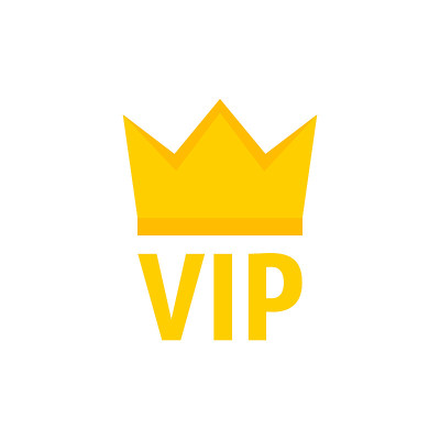 摘要VIP图标黄色徽章