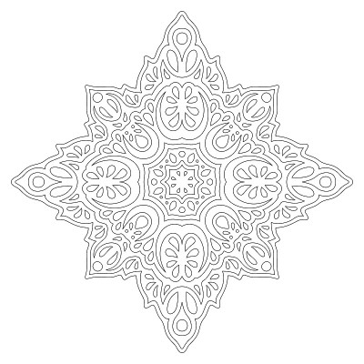抽象单一图案的彩色画册艺术