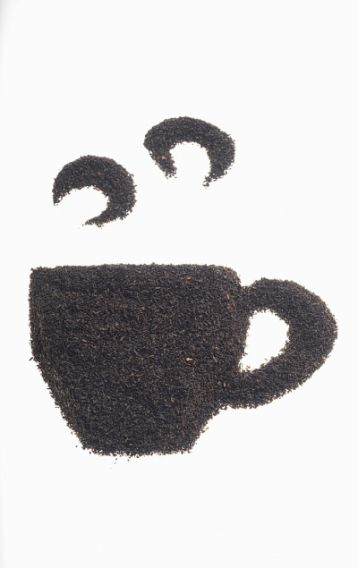 黑色的茶叶
