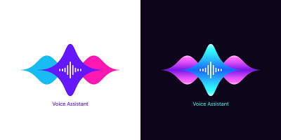 Acoustic wave shape for voice assistant, abstract 