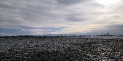 大雪覆盖的意大利乡村