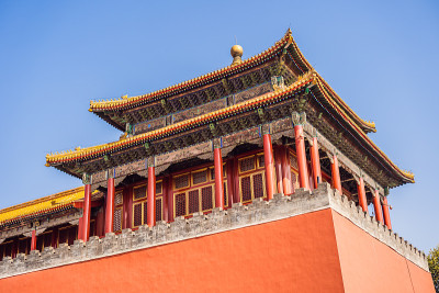 中国北京紫禁城的古代皇家宫殿