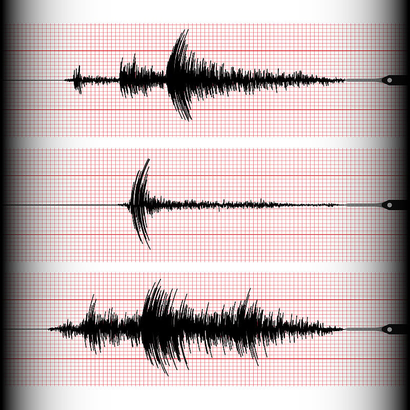 地震记录的写作。