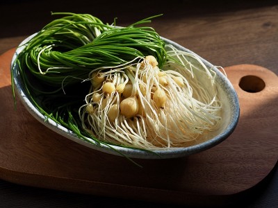 韩国菜配料野生韭菜