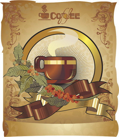黑咖啡杯