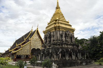 清曼Wat Chiang Man始建于1297年，是清迈的第一座寺庙，在清迈新城建设期间，孟格雷国王