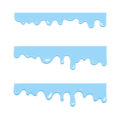 Various forms of liquid flow and water flow from h