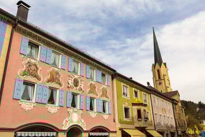 德国巴伐利亚历史小镇Garmisch partenkirchen