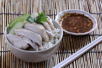 蒸鸡饭
