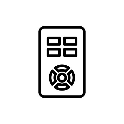 远程图标平面矢量模板设计流行