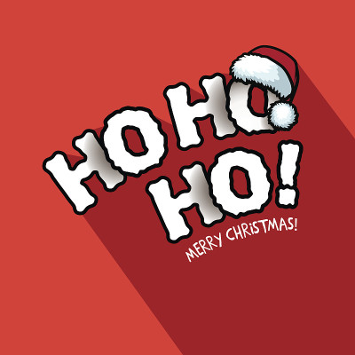 Ho Ho Ho !圣诞快乐排版设计