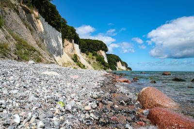 Rügen白垩悬崖和波罗的海海岸，德国北部