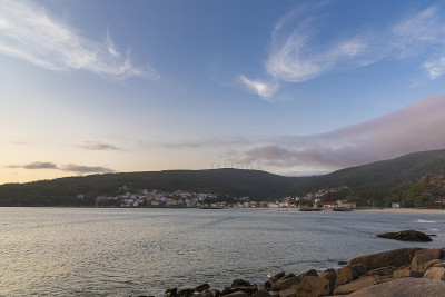 以斯拉的海岸(西班牙的La Coruna)。