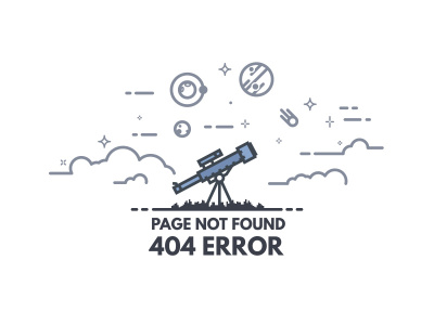 望远镜搜索404横幅