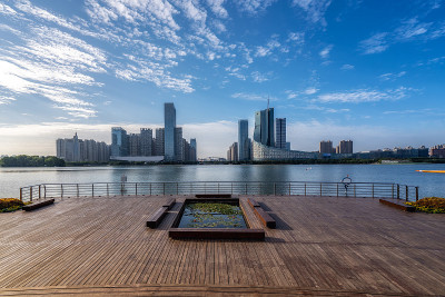 合肥现代建筑的天际线