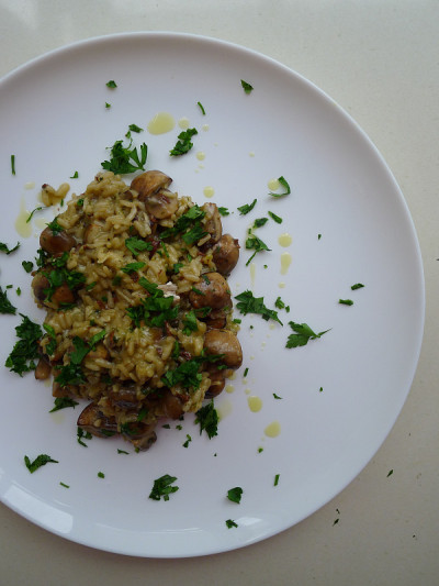 Mushroom意大利烩饭