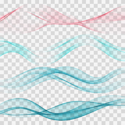 Waved design element Wave flow background Vector