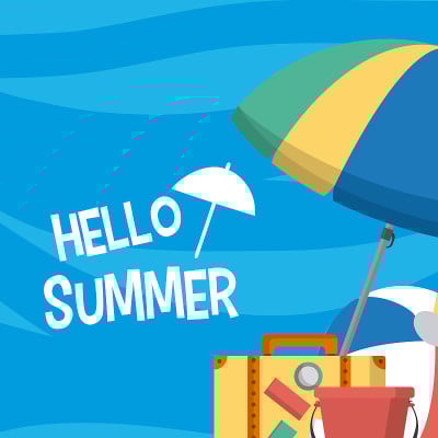 Hello sumer card