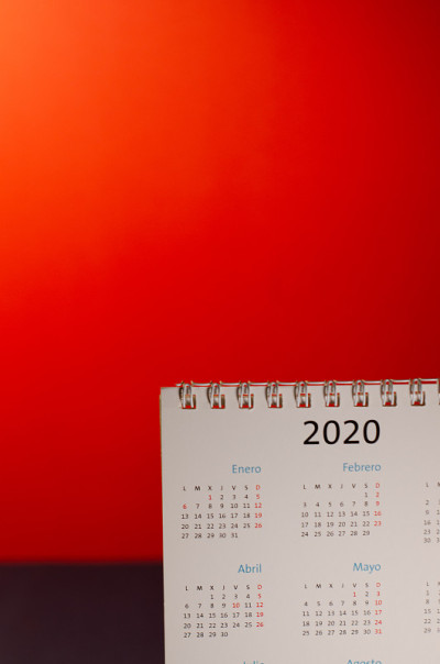 2020年年历