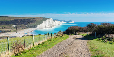 英国西福德的Cuckmere Haven
