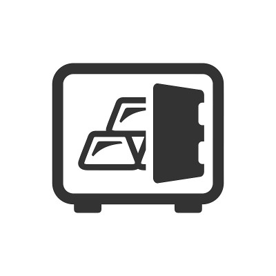 Gold locker icon