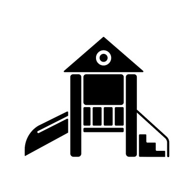 儿童玩区字形图标