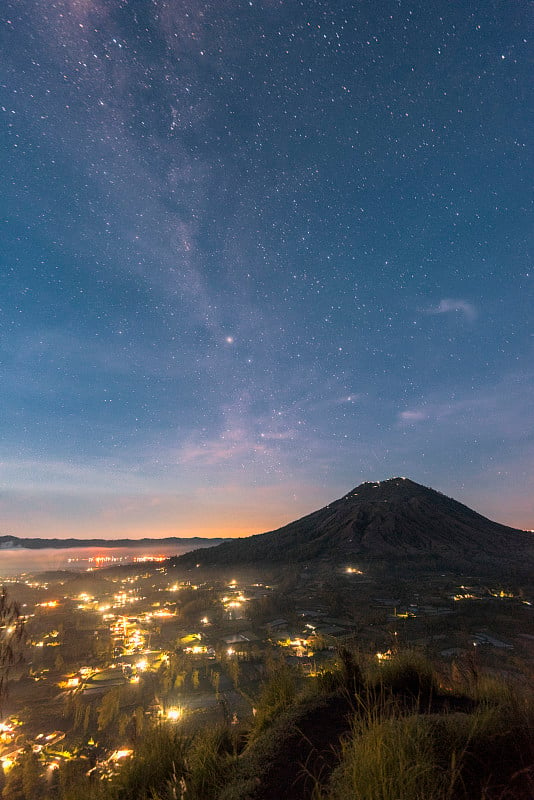 Milkyway。巴厘岛昆马尼村的一枪