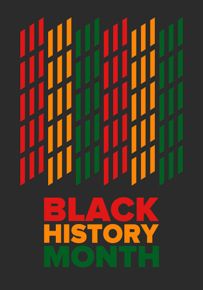 黑人历史月。非裔美国人的历史。一年一度的庆祝。二月份在美国和加拿大。十月在英国。海报，卡片，横幅，背