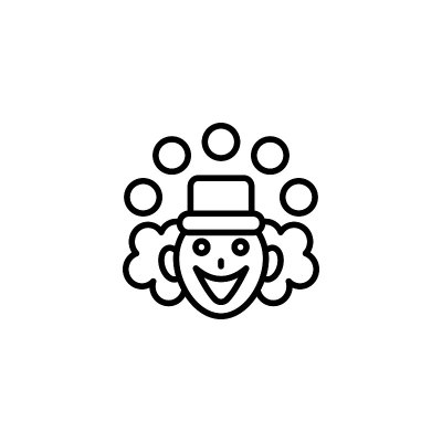 滑稽的小丑