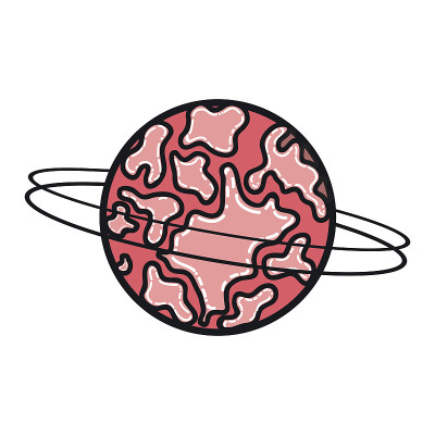 探索金星行星在银河系的空间