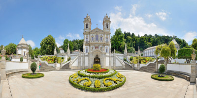 Bom Jesus do Monte сhurch在葡萄牙布拉加市附近