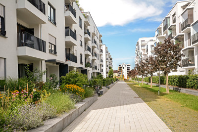 现代住宅建筑，一种新型的低能耗住宅的外立面