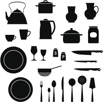 厨房物品-矢量插图