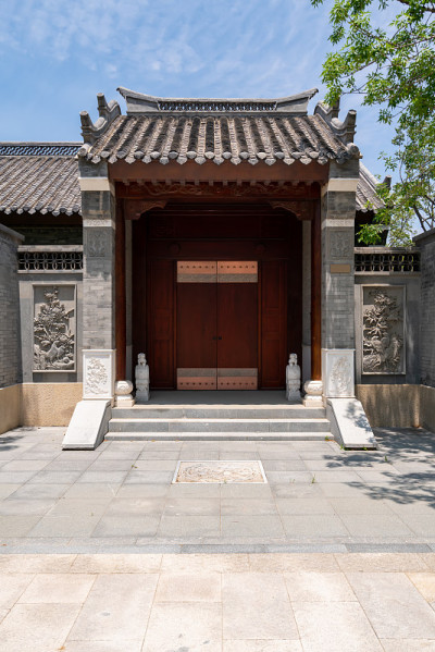 中国建筑院落门