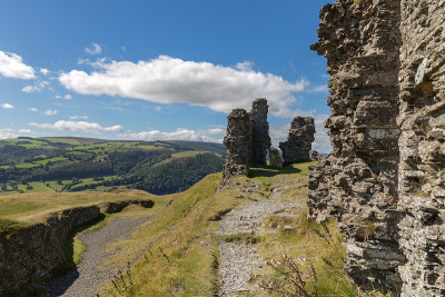 Castell Dinas Bran，威尔士，英国