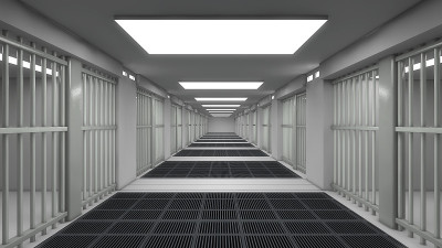 3D渲染室内和未来建筑设计