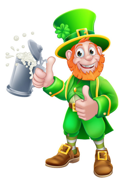 Leprechaun St Patricks Day Cartoon Character