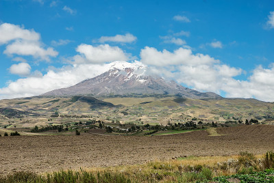 钦博拉索火山景观，厄瓜多尔