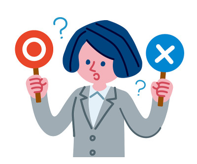 一个可以用于测验的女人的插图