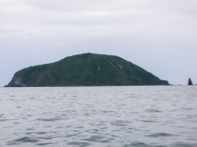 堪察加的风景，山脉和火山。