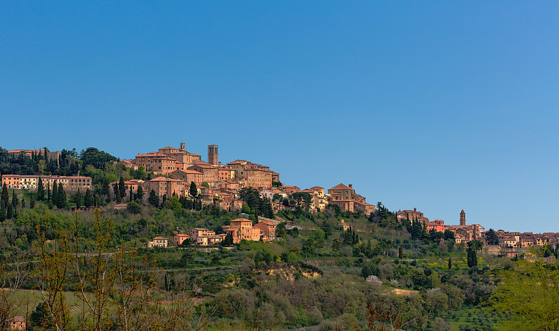 黄昏时Montepulciano