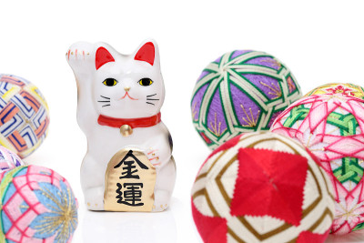日本Maneki-Neko幸运猫玩偶