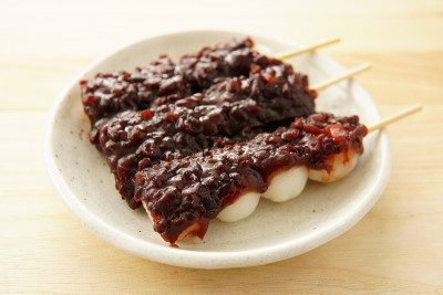 豆沙串粽子。