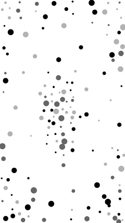 散落的随机黑点。暗点dispersio