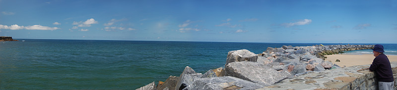 大海的全景