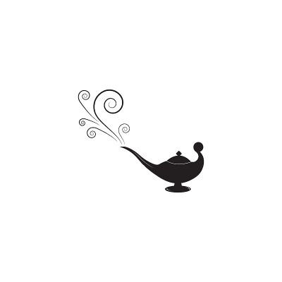 魔灯标志矢量