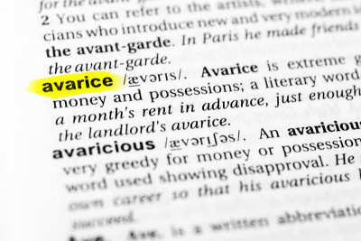 强调了英文单词“avice”及其在字典中的定义